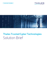 Zero Trust Solutions from Thales TCT Solution Brief