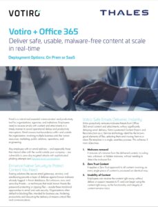 Votiro + Office 365