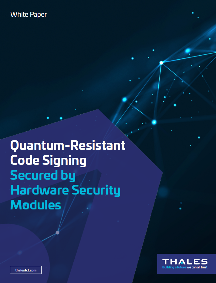 White Paper: Quantum Resistant Code Signing Secured by Hardware Security Modules