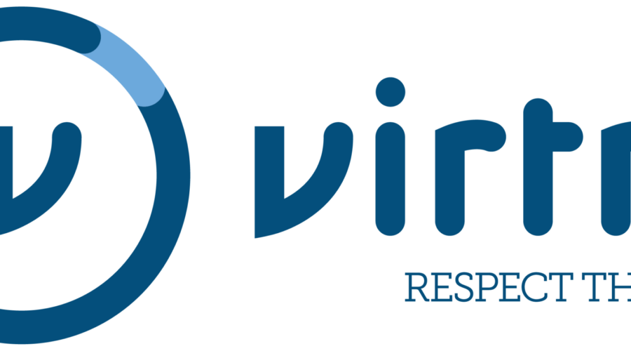 Virtru Logo Tagline Blue